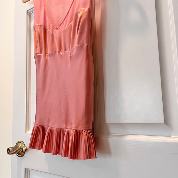 Y2K Silk Corset Ballerina Top in Rose Pink - Vintage BCBGMaxAzria S/M - Picture 8 of 8
